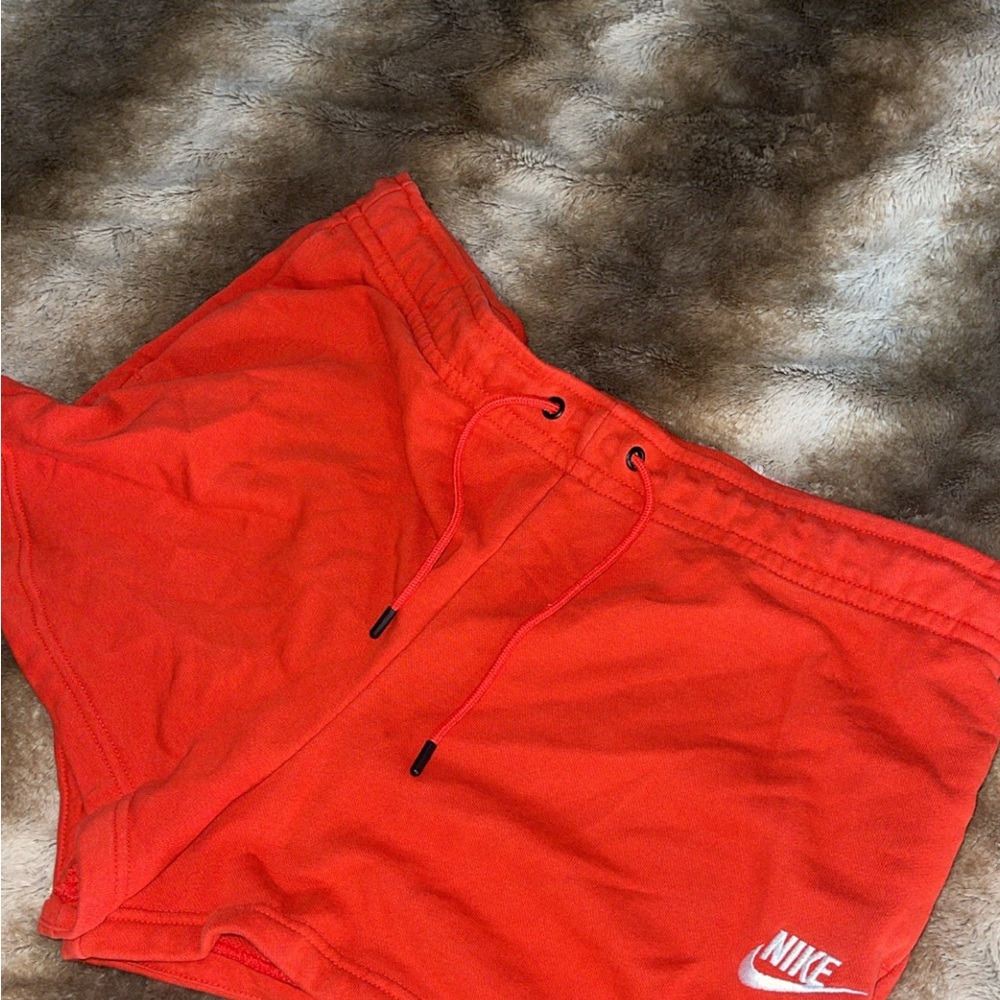 Nike Bright Burnt Orange/Red Sports Shorts